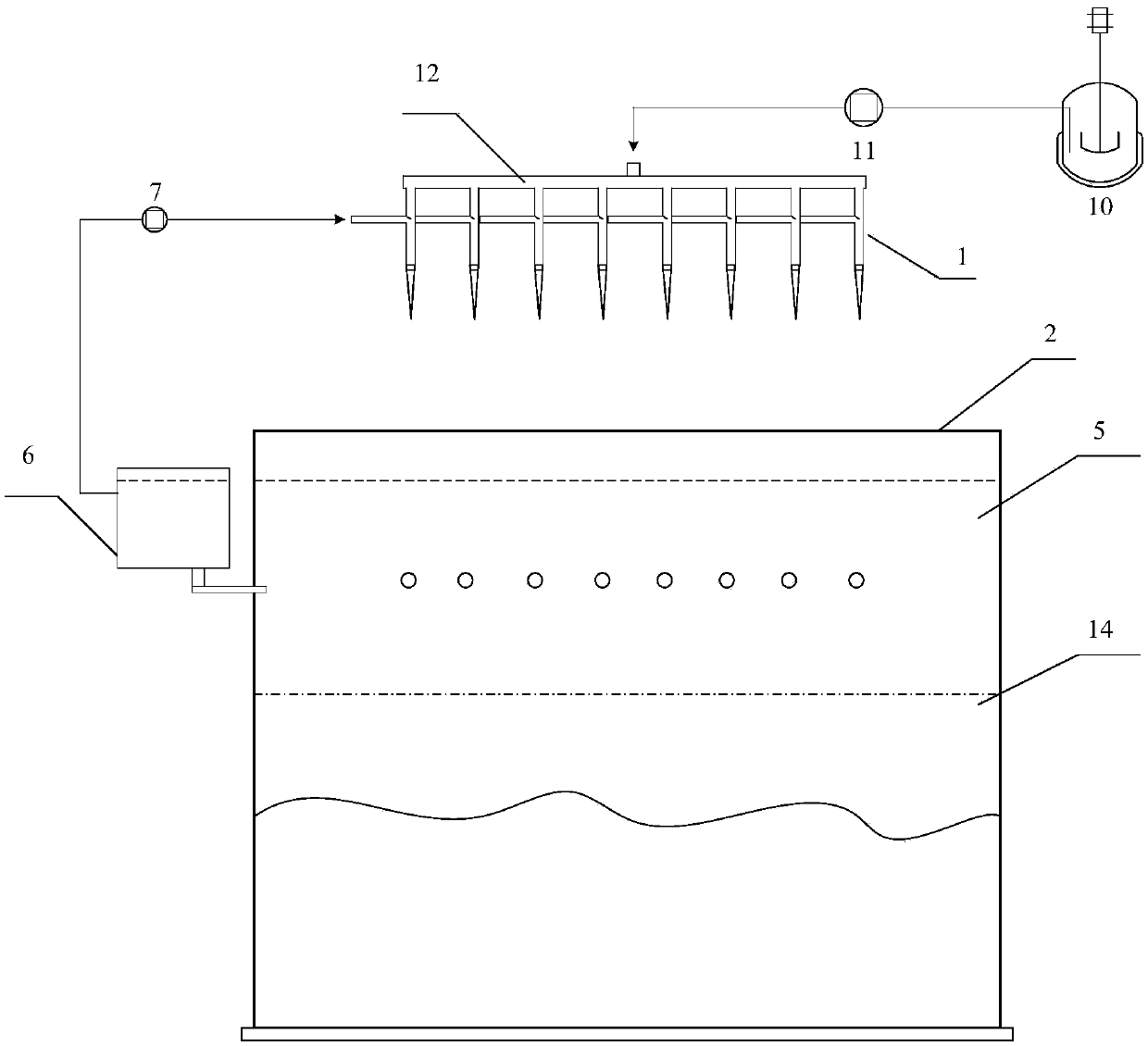 Drop ball forming device and oil ammonia column forming device