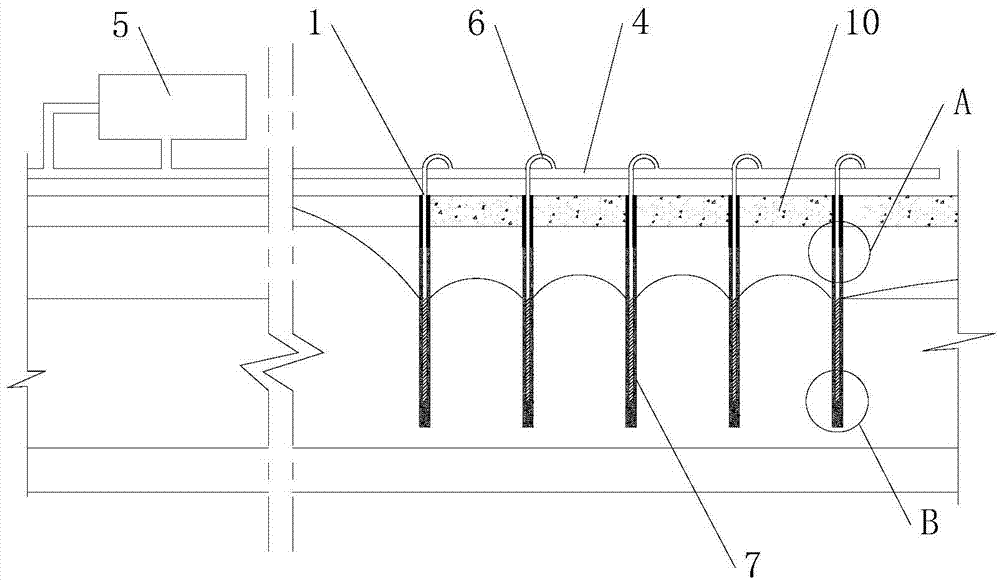 Tunnel base reinforcement method