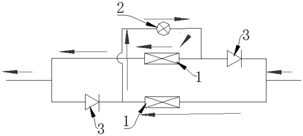 Heat exchanger module, heat exchanger set, air conditioning system and use control method