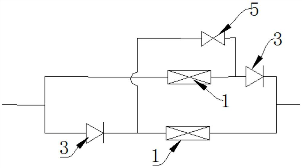 Heat exchanger module, heat exchanger set, air conditioning system and use control method