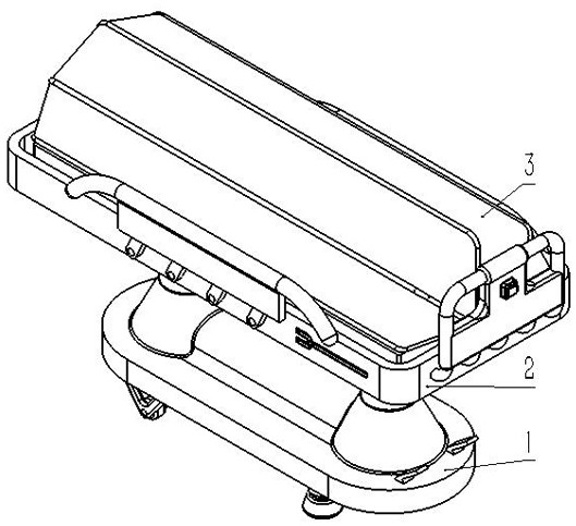 A medical transport vehicle with a foldable protective cover