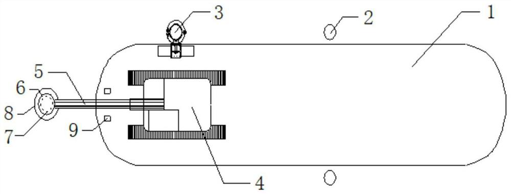 Construction device and method of using bored piles on water for inland waterways