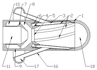 A return type filter joint