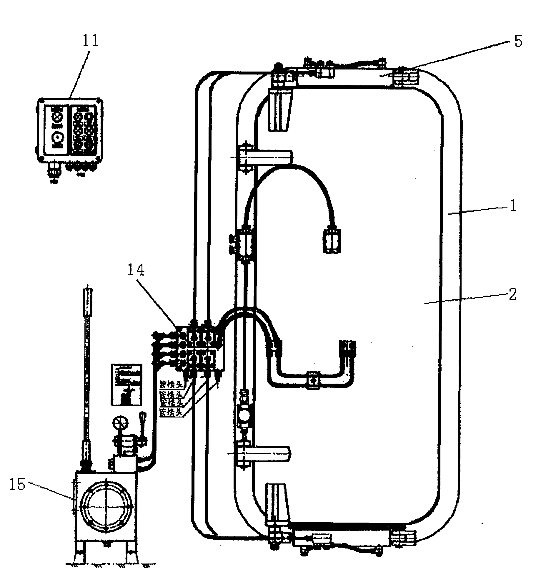 Watertight door device