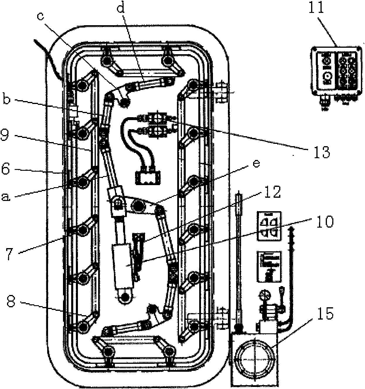 Watertight door device