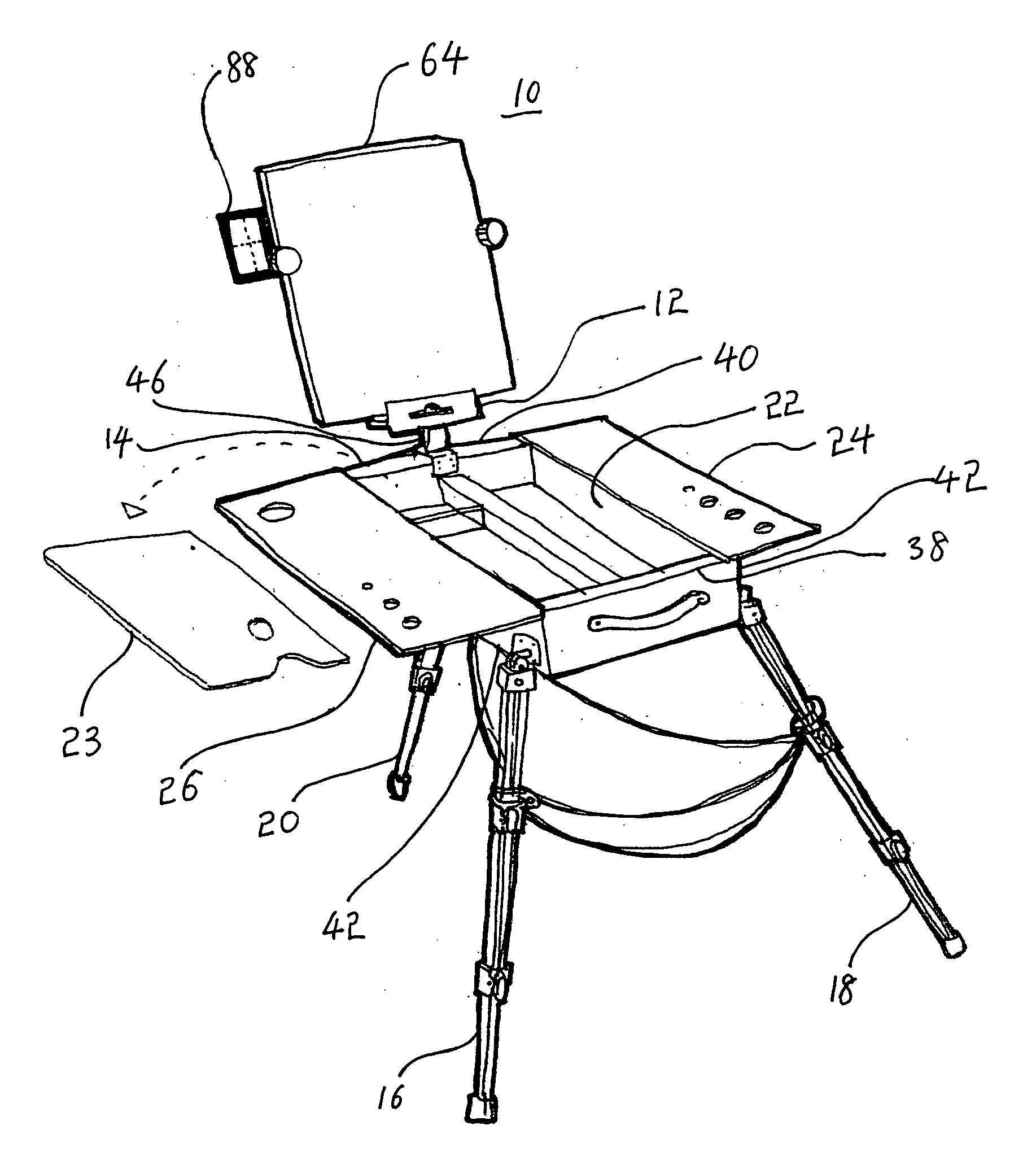 Adjustable easel