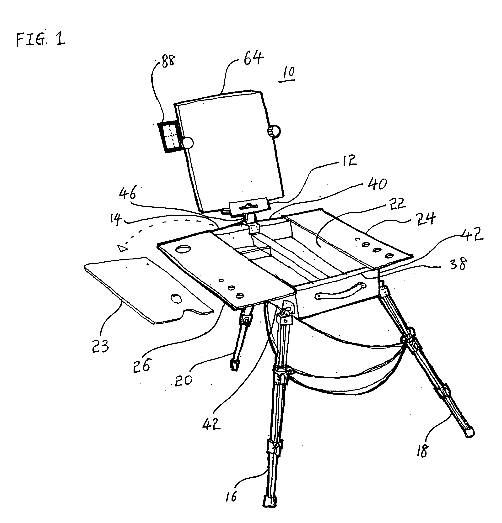 Adjustable easel