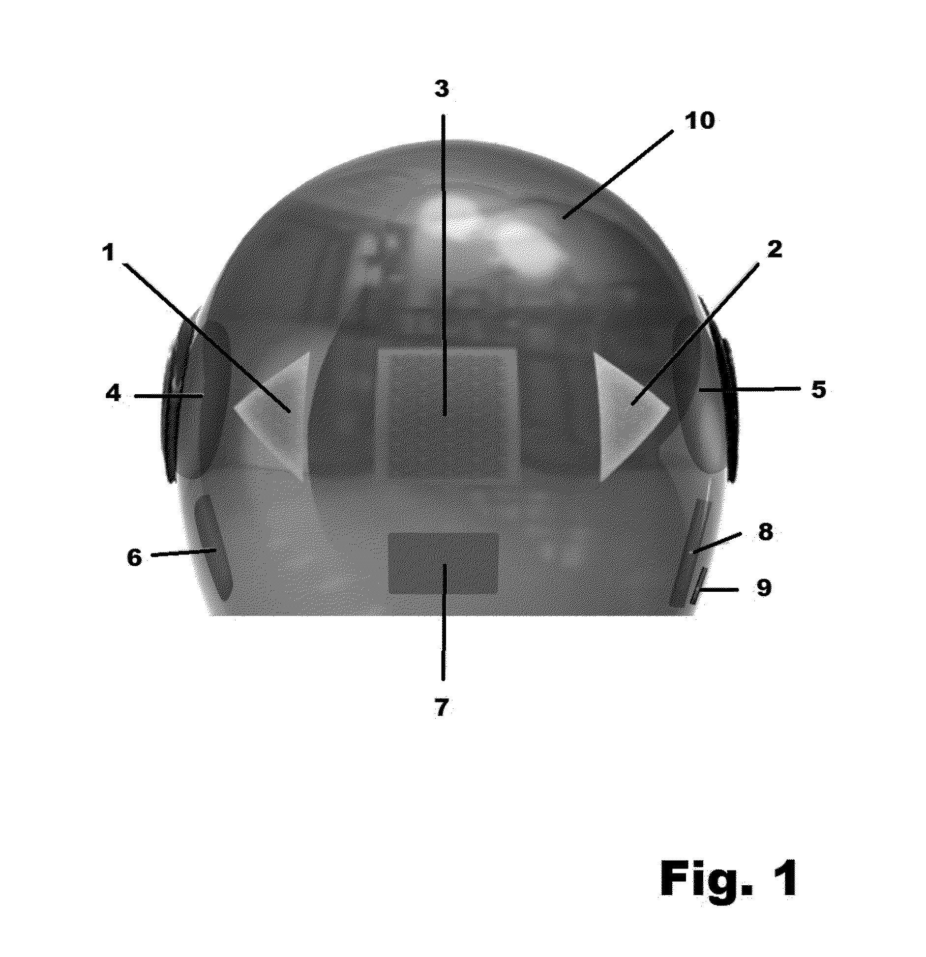 Motorcycle helmet with electronic safety features