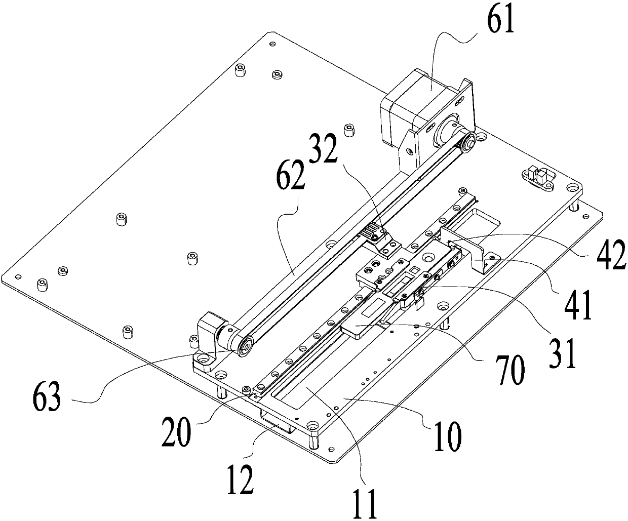 Automatic card return mechanism and single-channel fluorescence immunoassay analyzer