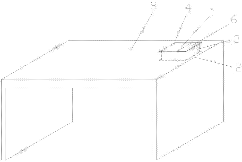 Office table with air purification function