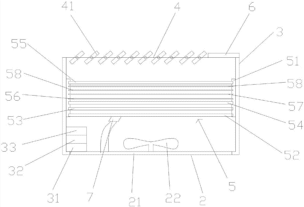 Office table with air purification function