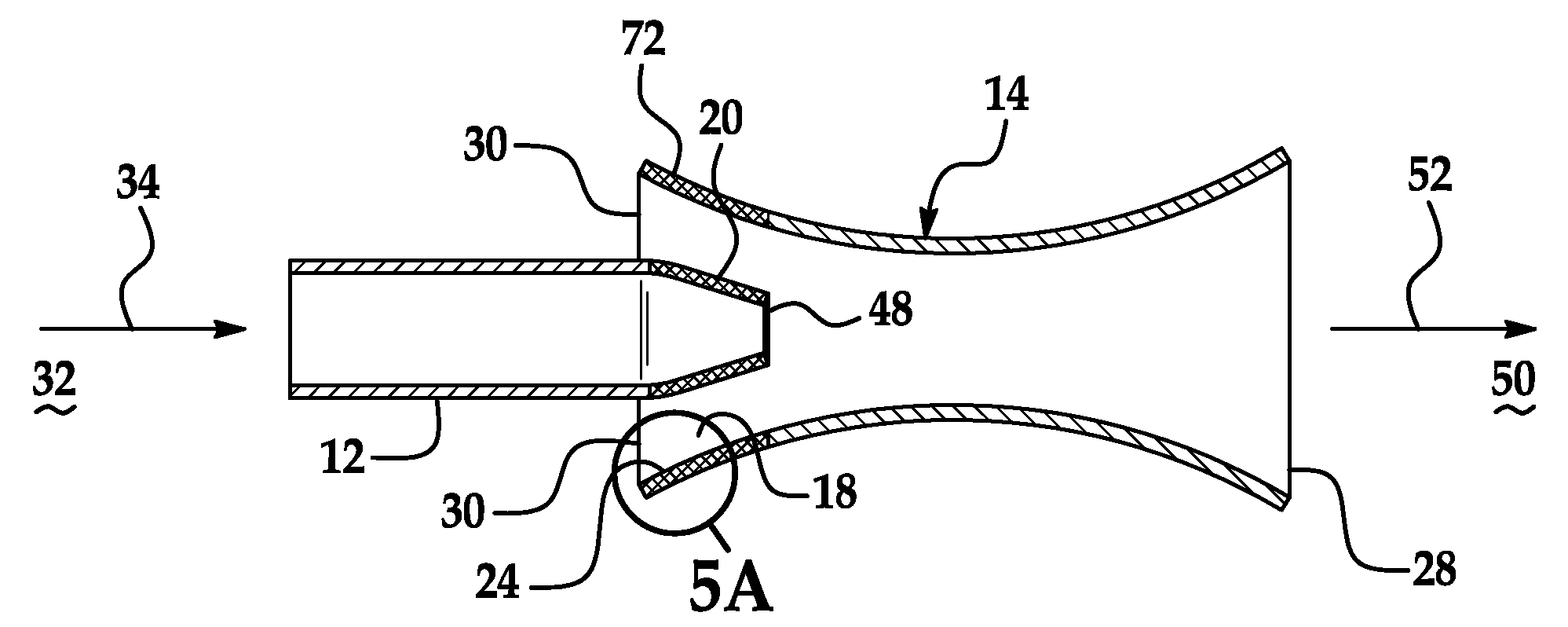 Apparatus and method for cooling an exhaust gas