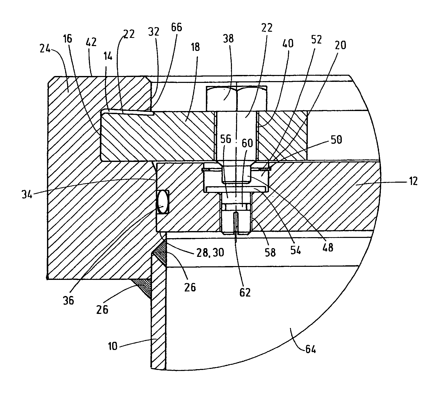 Vessel, in particular pressure vessel