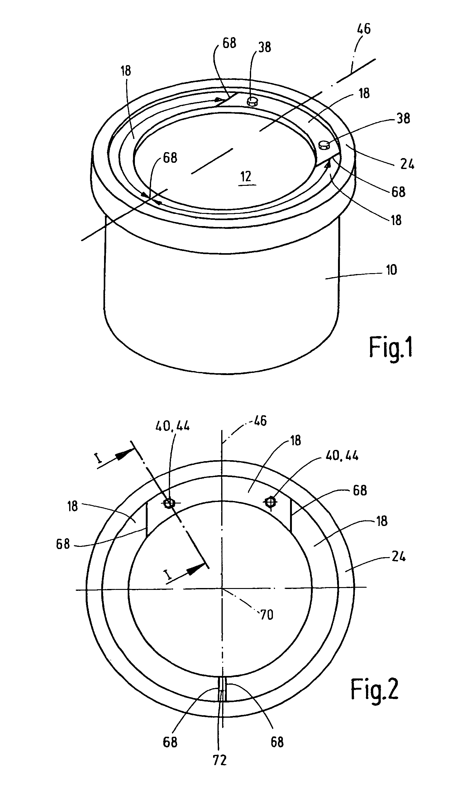 Vessel, in particular pressure vessel