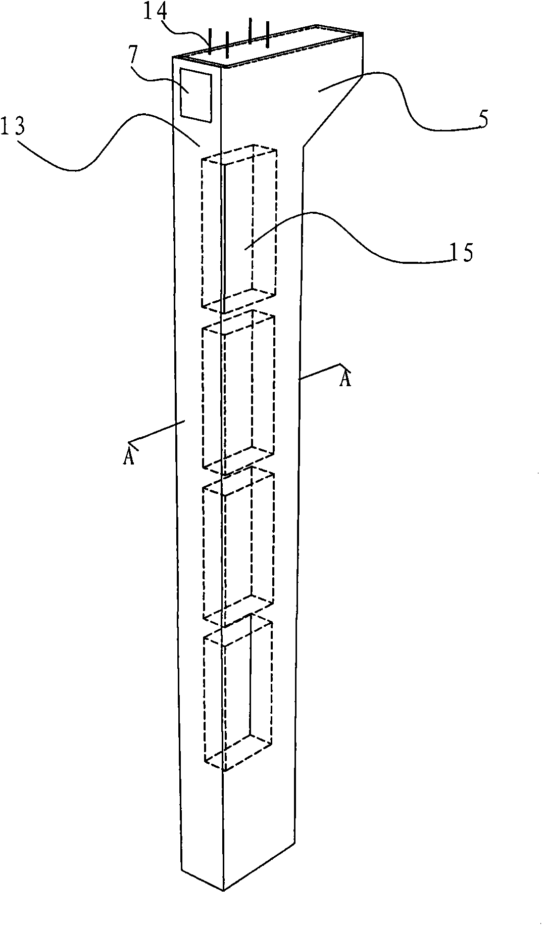 Single-layer plant mixed structure system with traveling crane and construction method