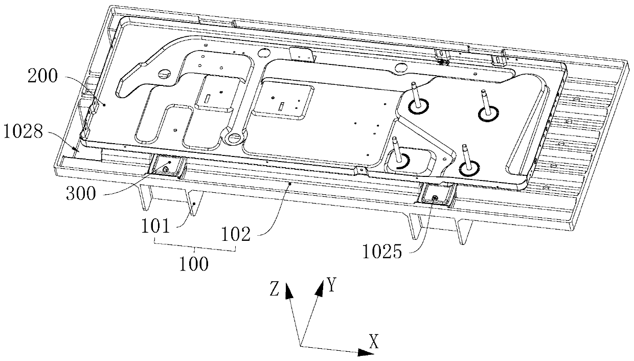 Outdoor unit packaging bottom support and air conditioner outdoor unit assembly