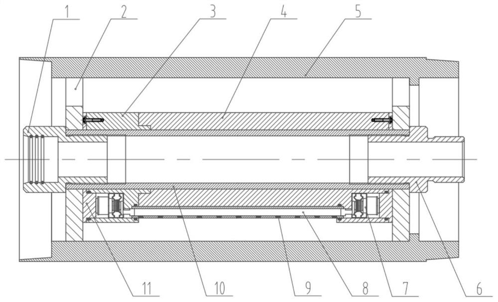 Double-layer pipe microwave heating short joint for hydrate transportation