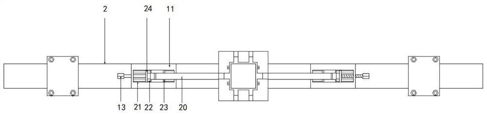 Building structure design floor beam reinforcing structure