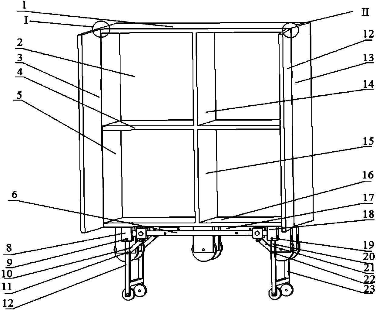 A portable express loading and unloading device