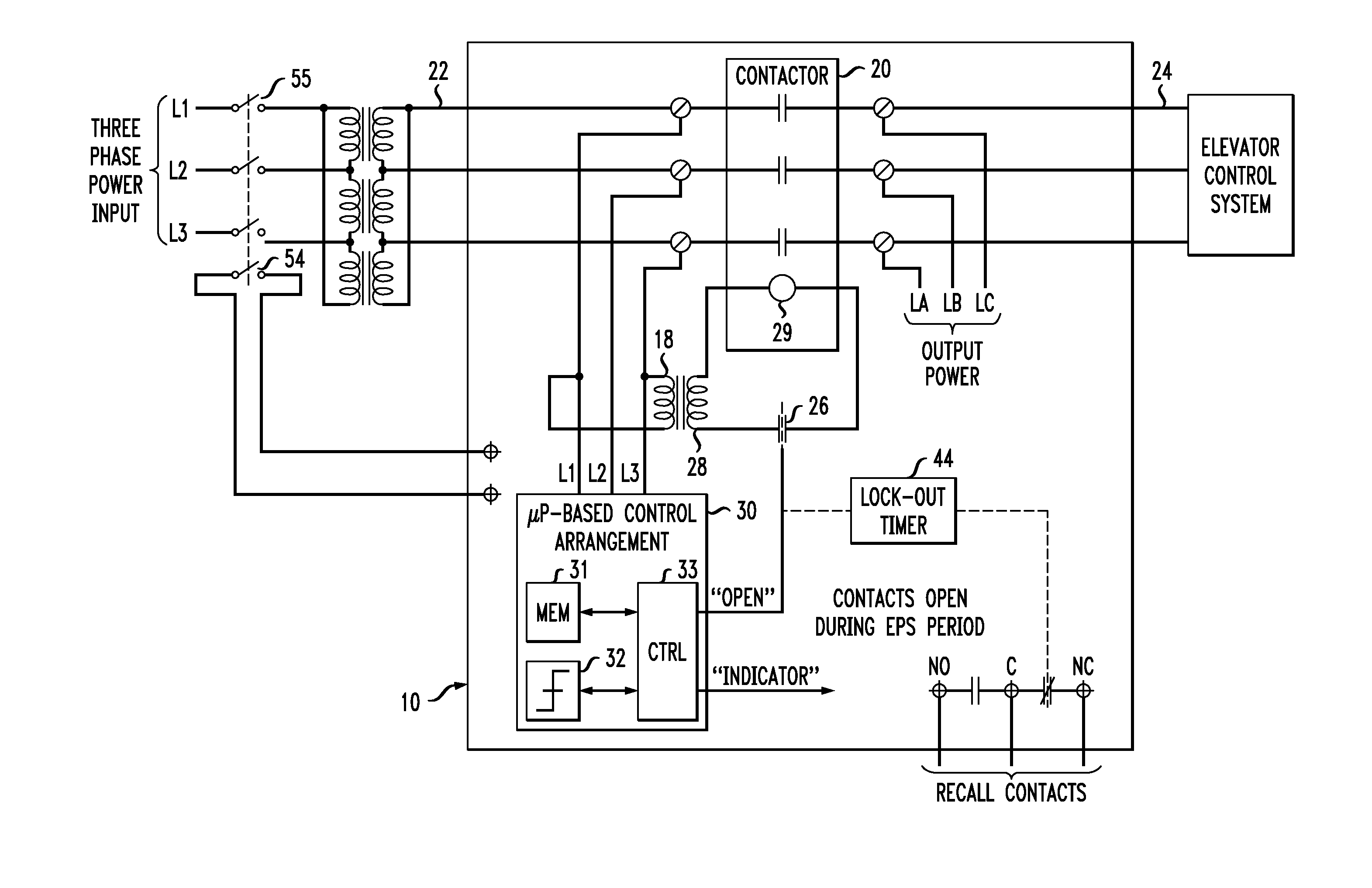 Emergency Back-Up Power System For Traction Elevators