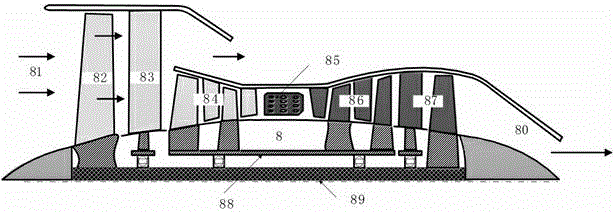 Large-bypass-ratio turbofan engine of vane tip jet driven fan