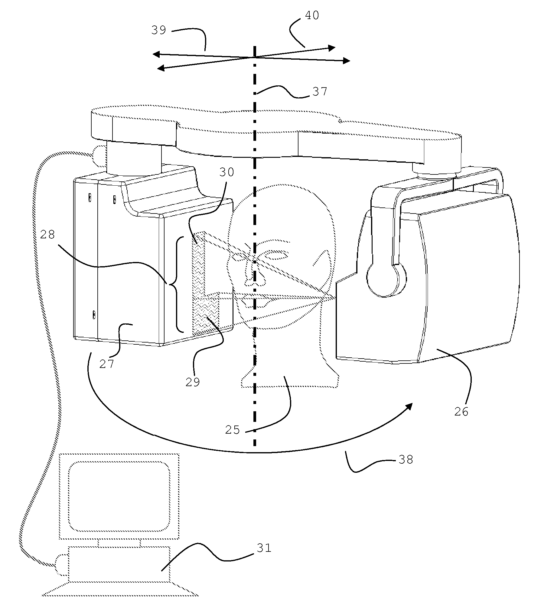 Radiation imaging device with irregular rectangular shape and extraoral dental imaging system therefrom