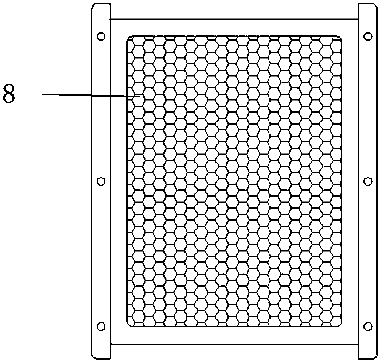 Surface polishing device for machining magnetic ring