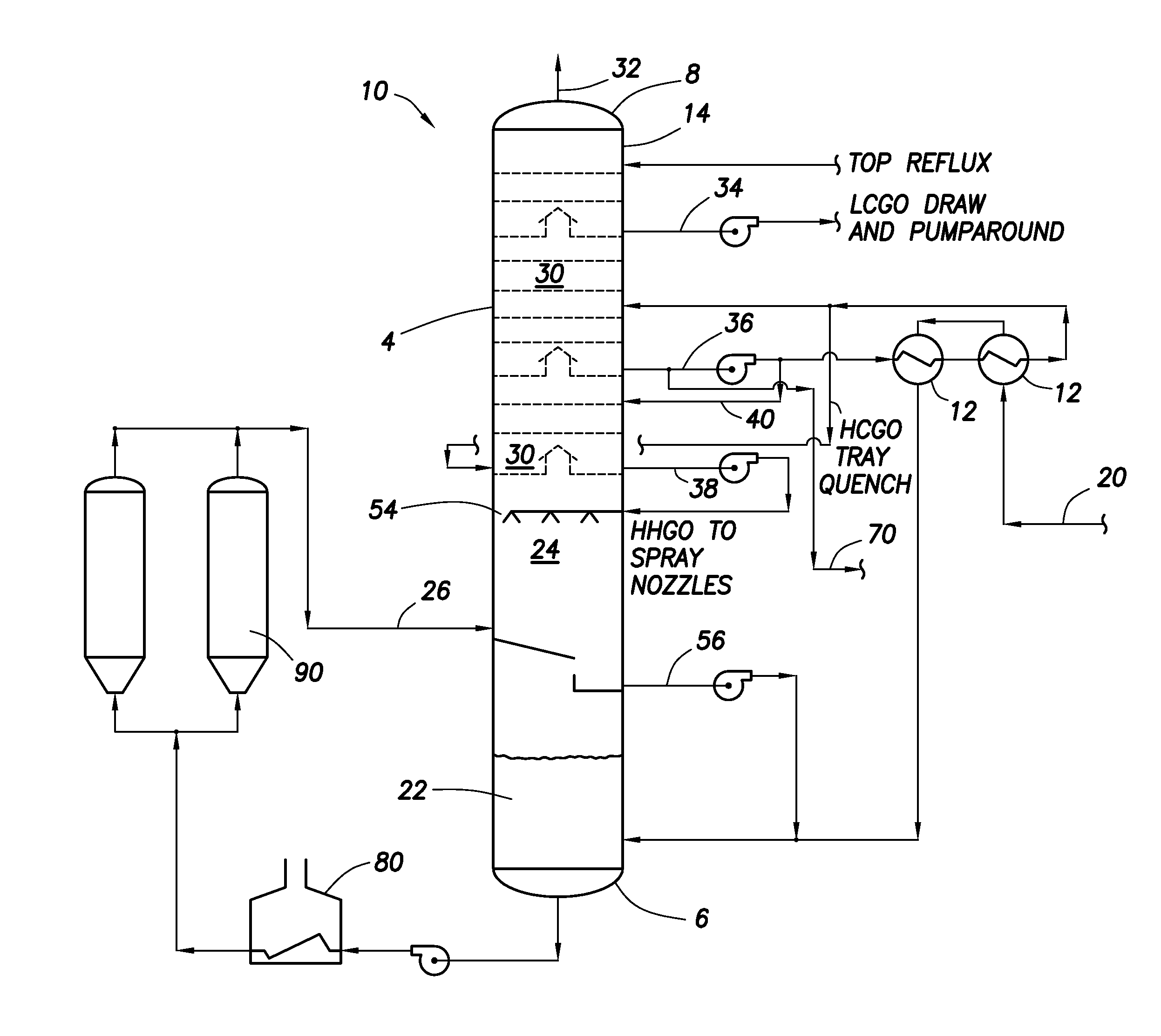 Efficient method for improved coker gas oil quality