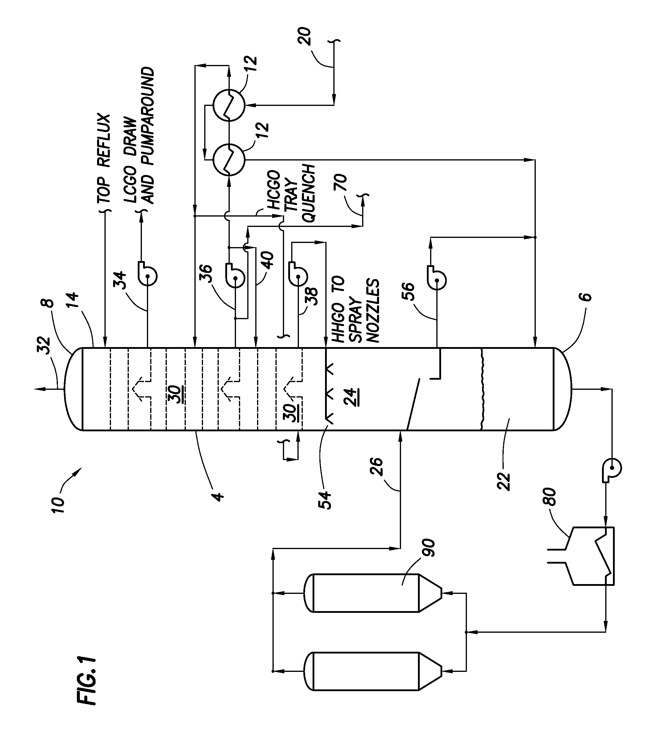 Efficient method for improved coker gas oil quality