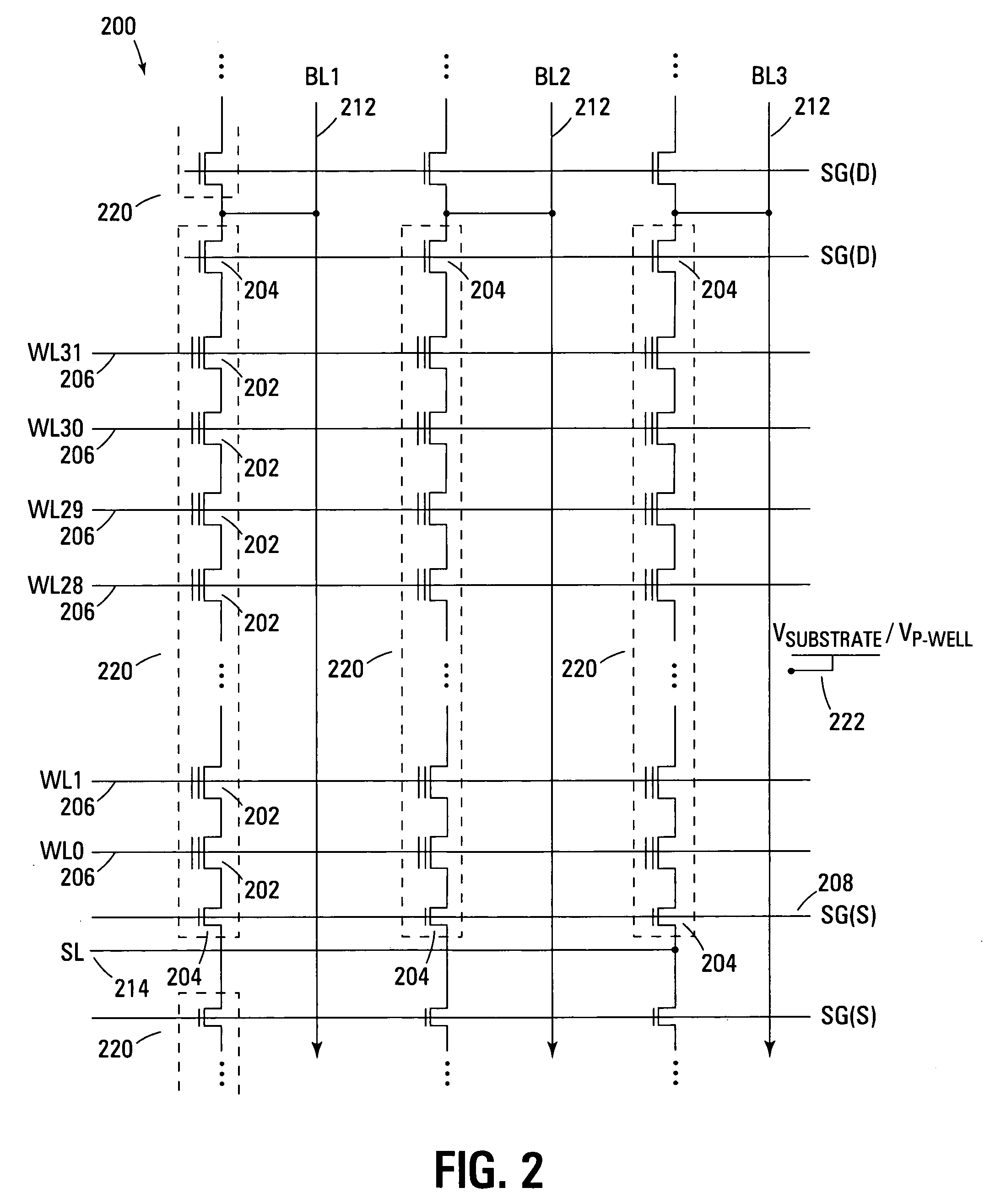 Programming method for NAND EEPROM