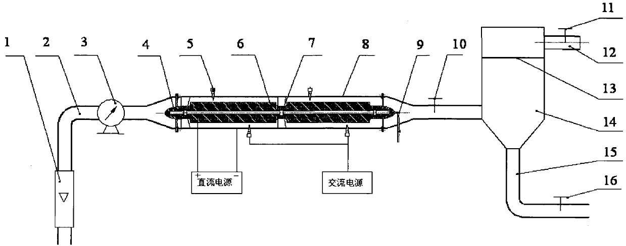 Acoustoelectric integrated water treatment sterilization and algal removal system