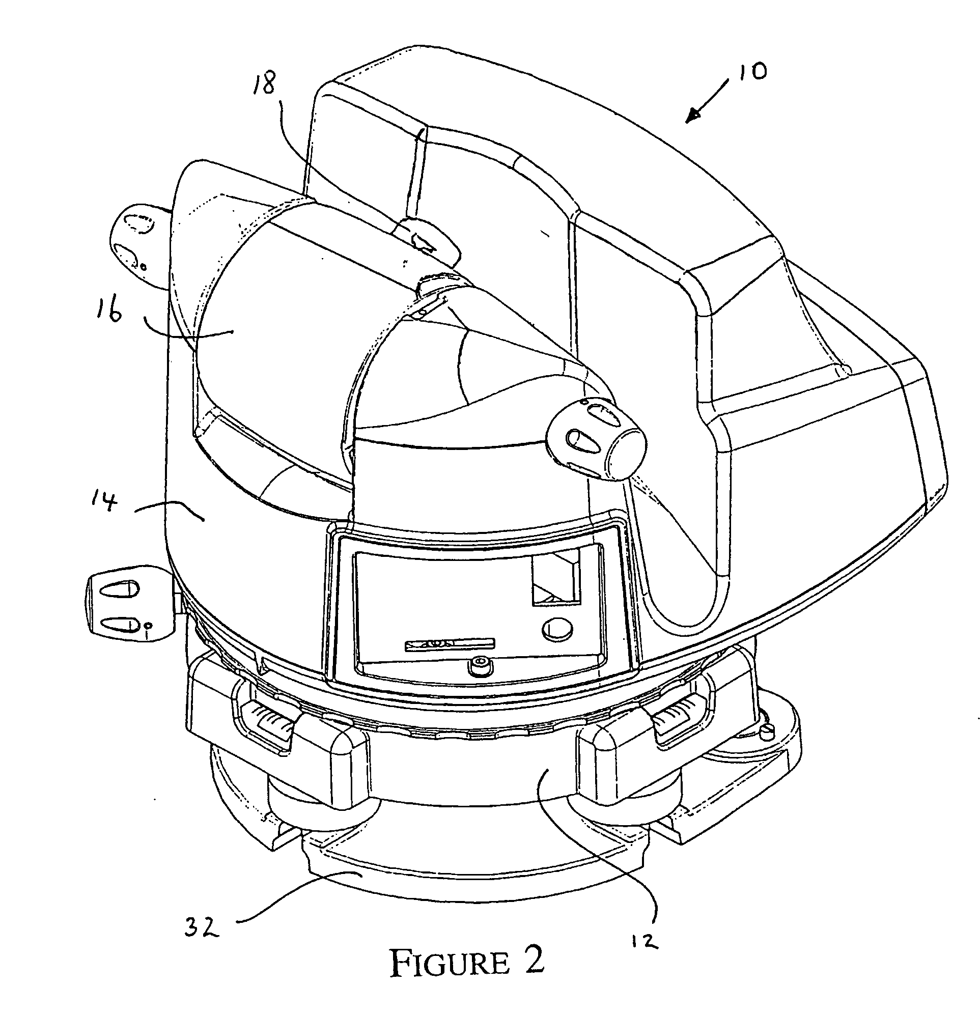 Laser lavelling apparatus