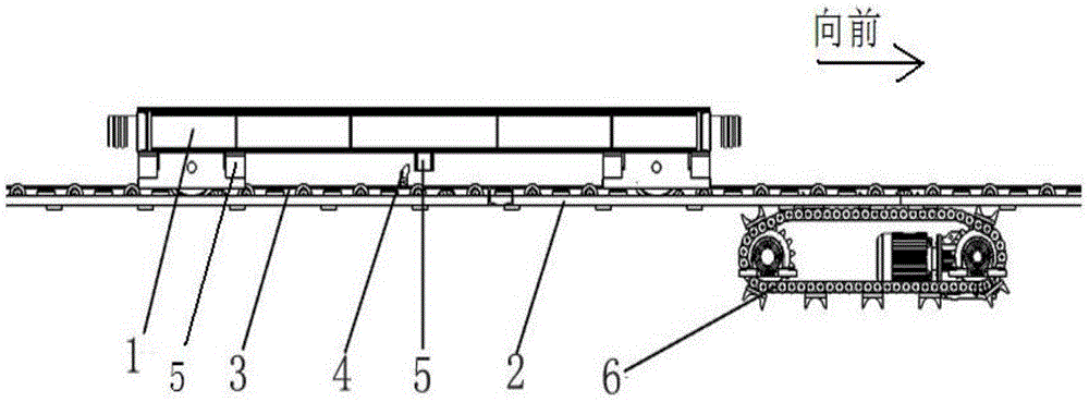 A reciprocating chain drive mechanism