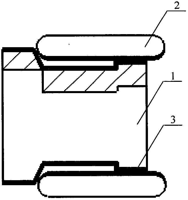 Non-oil-stick triple-combination piston oil ring and fabrication method thereof