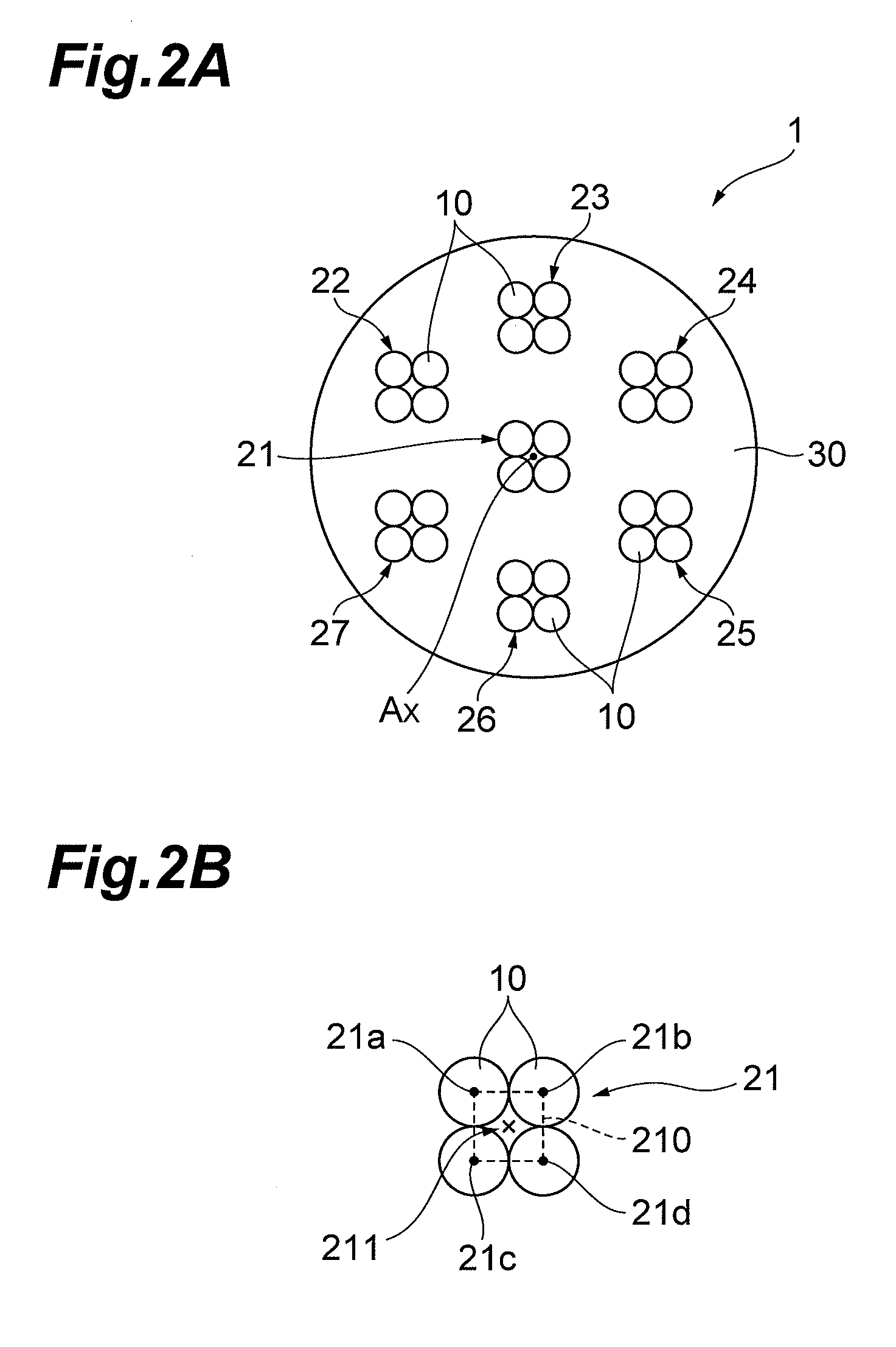 Multicore optical fiber