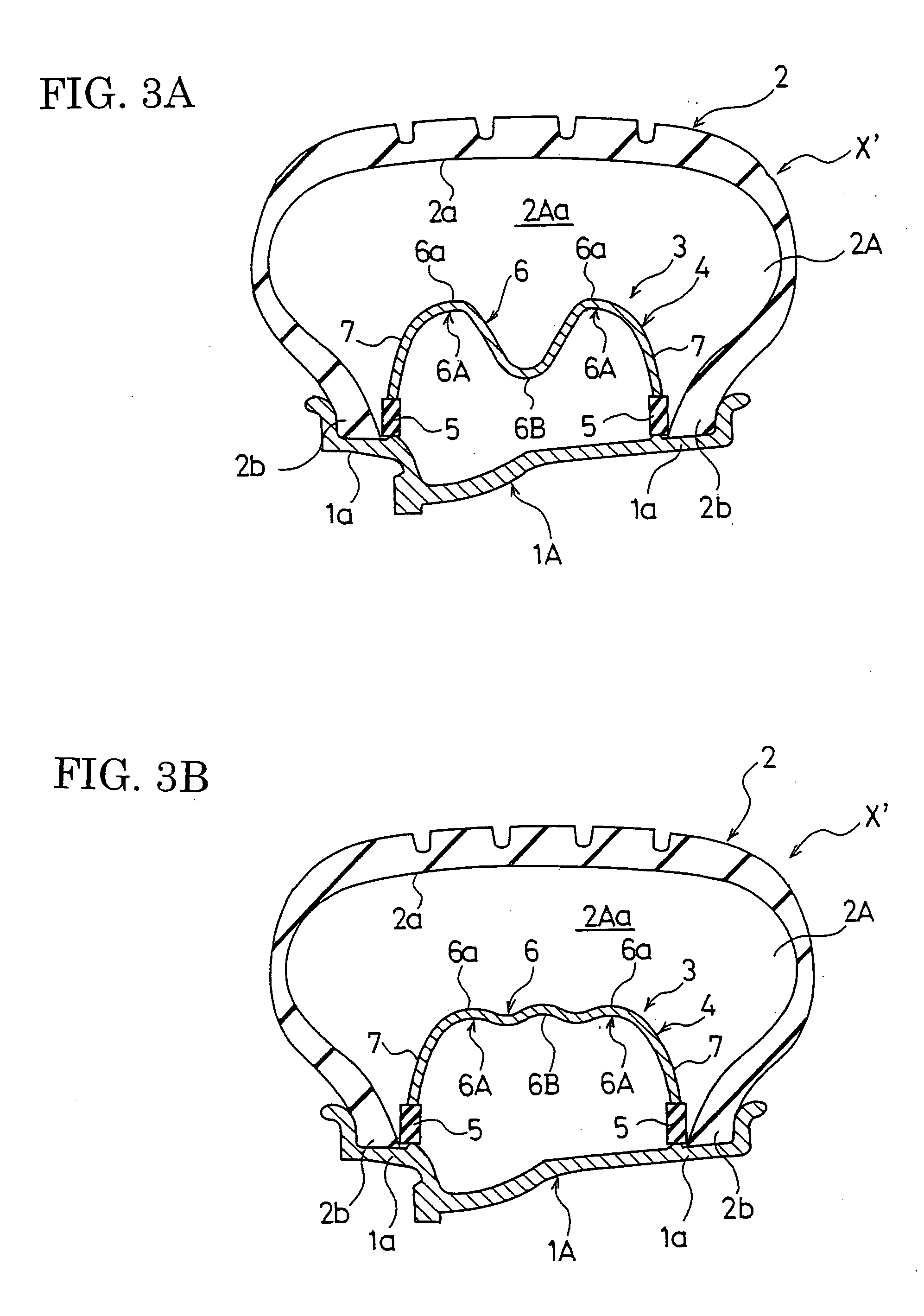 Tire/wheel assembly and run-flat support member