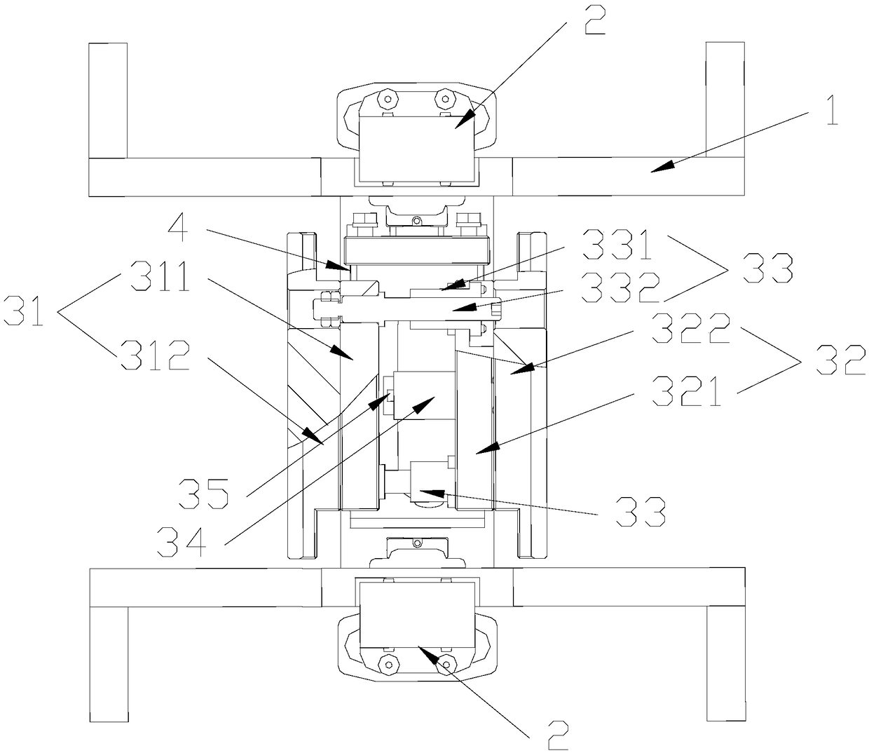 Device and method for detecting railway vehicle brake clamp unit