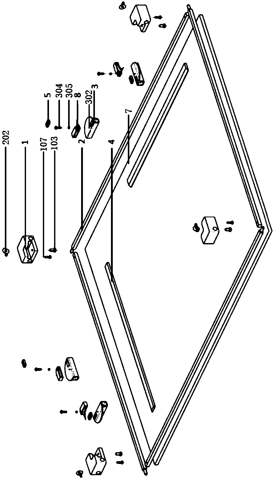 Wide angle auxiliary drawing tool