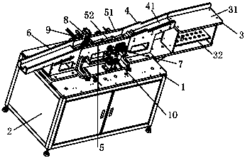 The detection and feeding mechanism of the automatic full inspection machine for pipe fittings