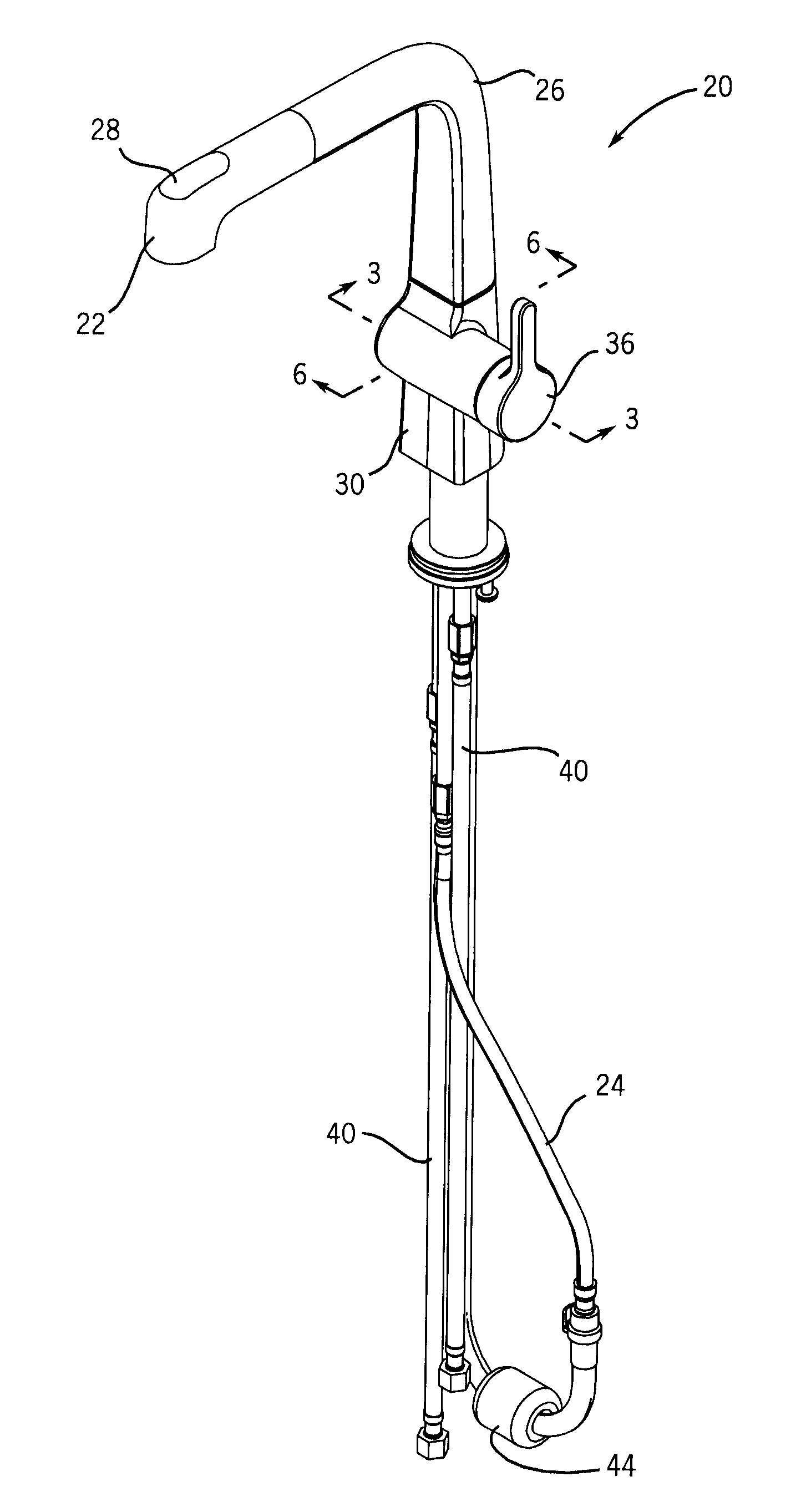 Faucet with spray head