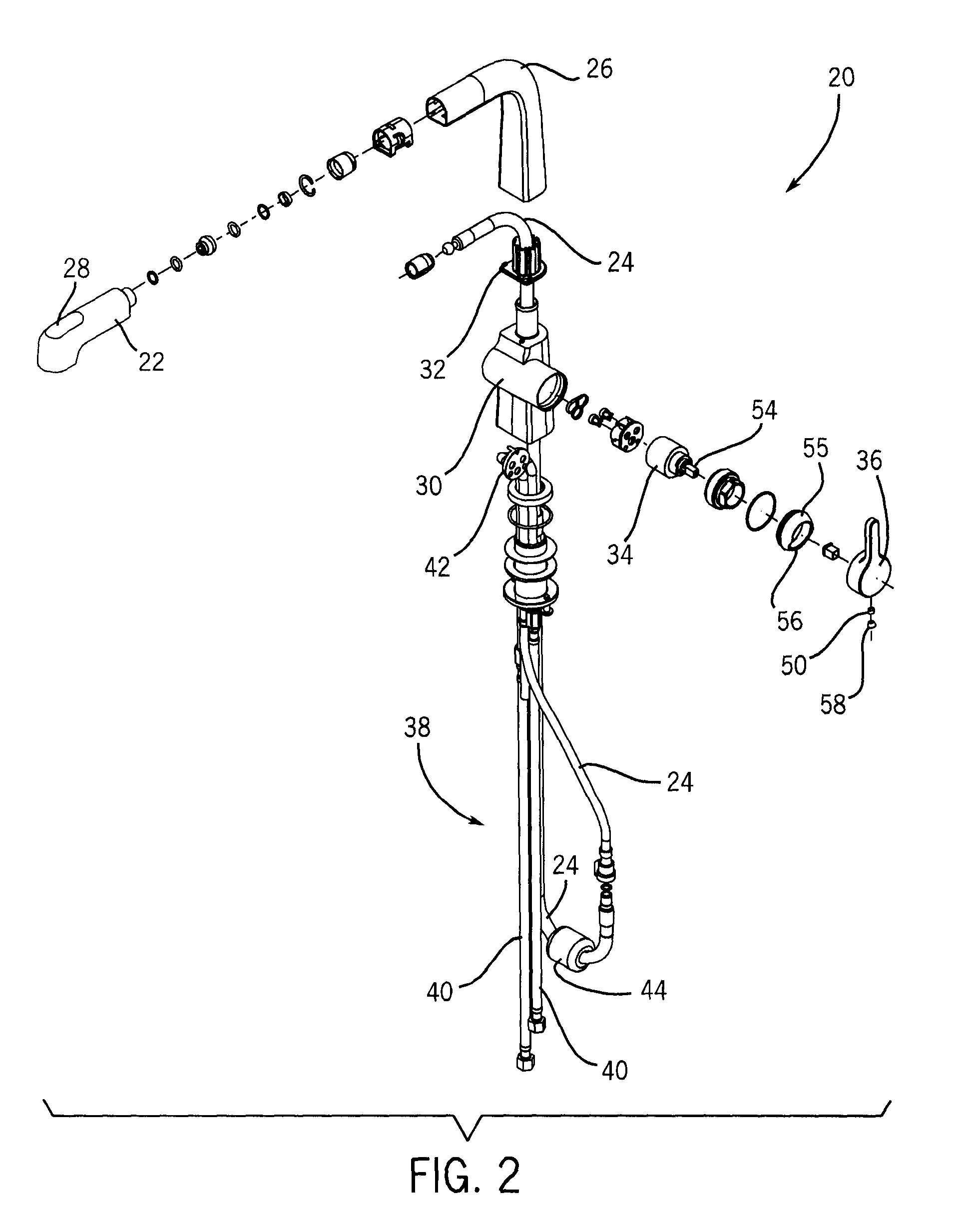 Faucet with spray head