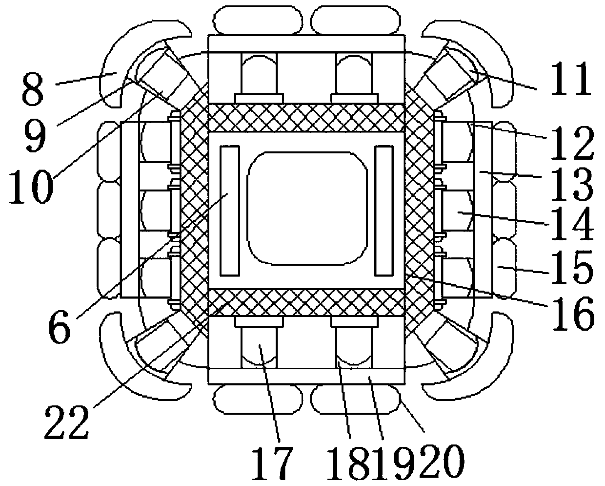 A bridge anti-collision device