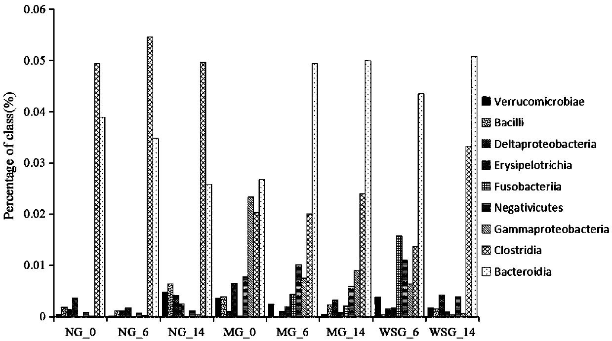 Application of walnut shell flavone extract to preparation of medicines for treating intestinal flora alternation