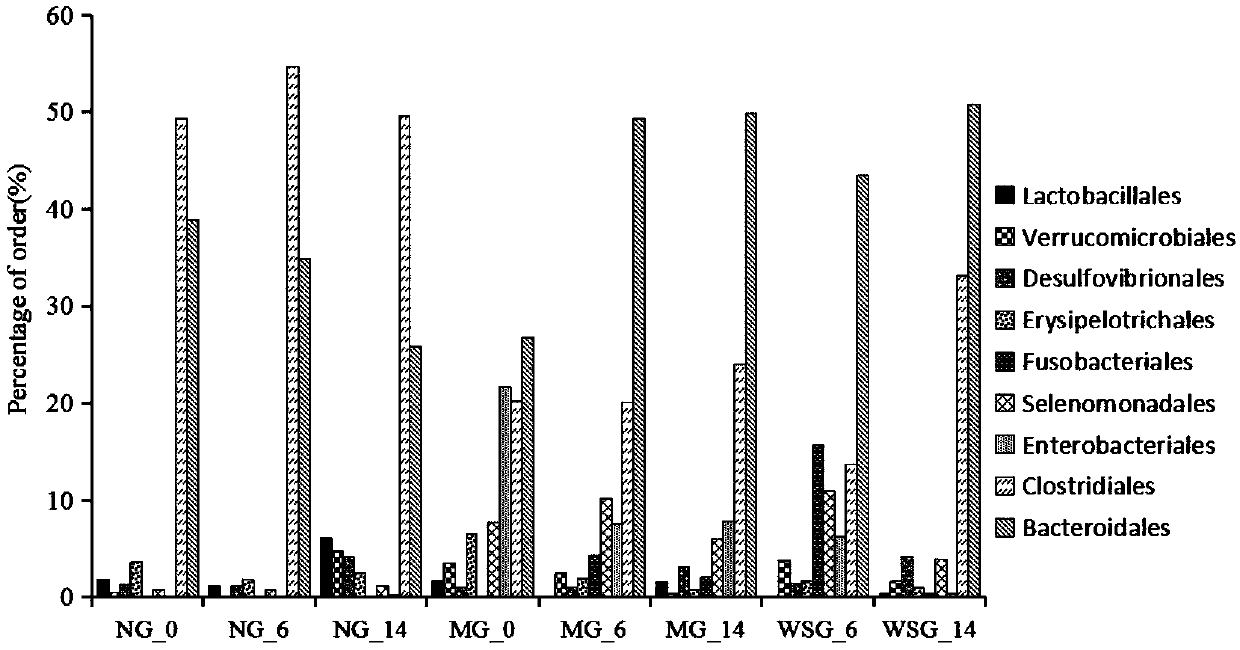 Application of walnut shell flavone extract to preparation of medicines for treating intestinal flora alternation