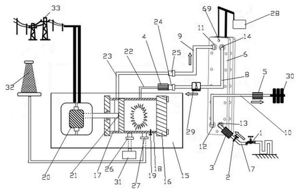 Heat exchangeable thermovoltaic power generation system