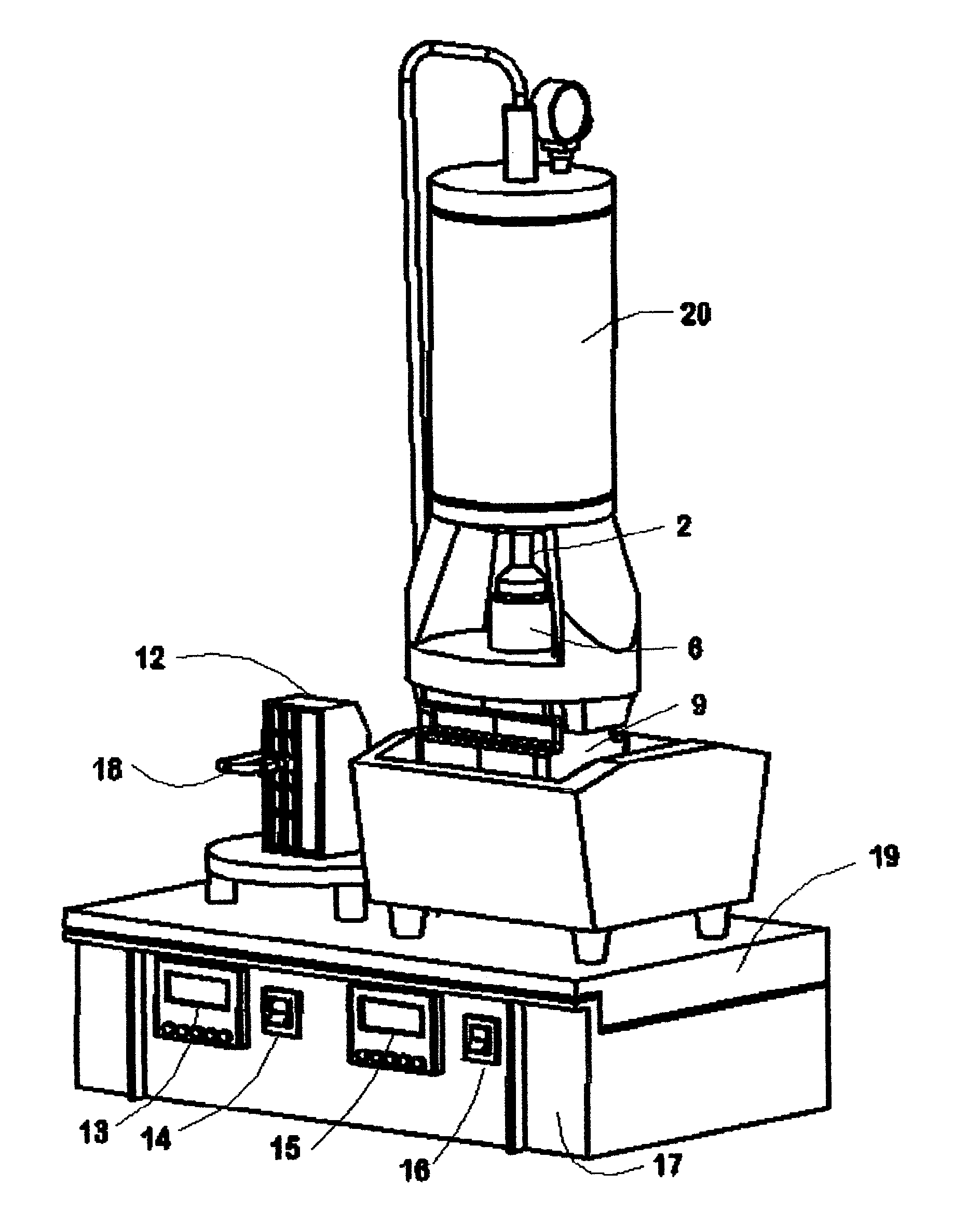 Apparatus for producing dental prostheses