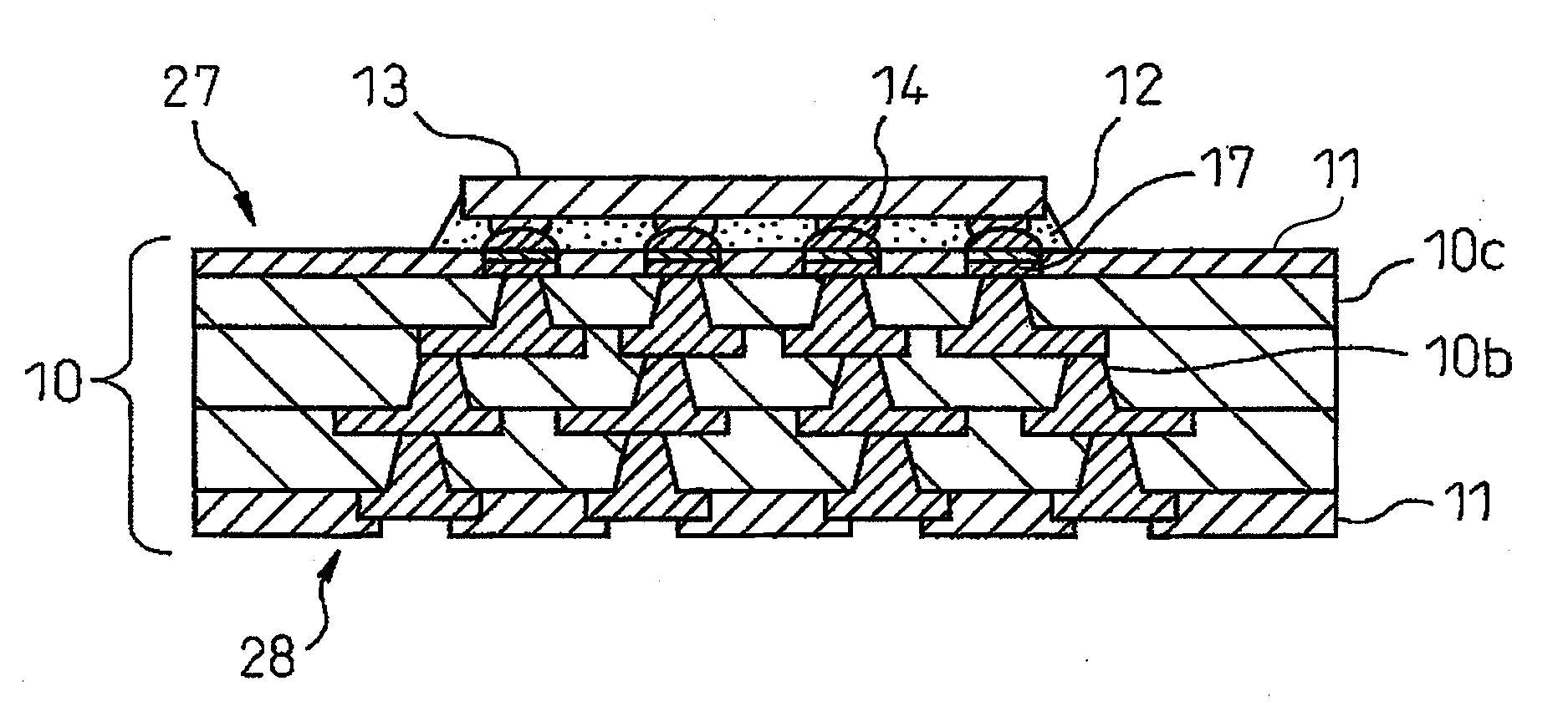 Wiring board, semiconductor apparatus and method of manufacturing them