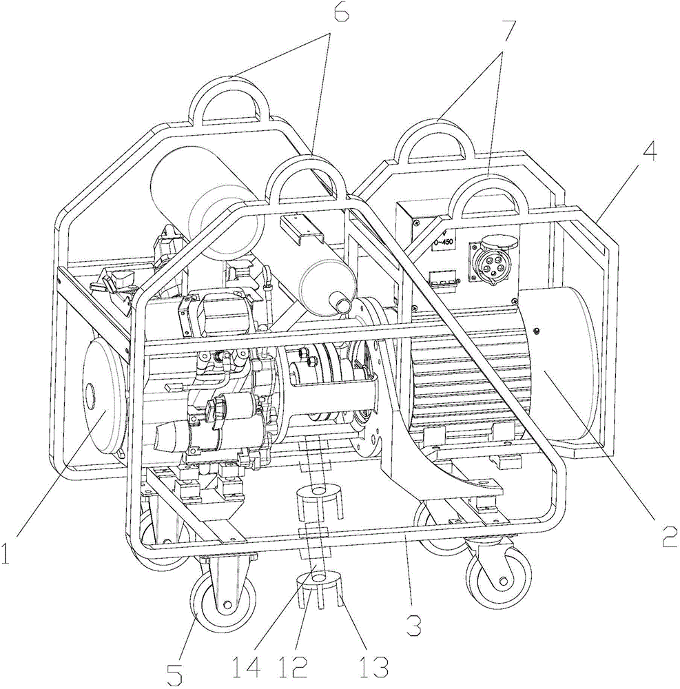 Combined power generation device