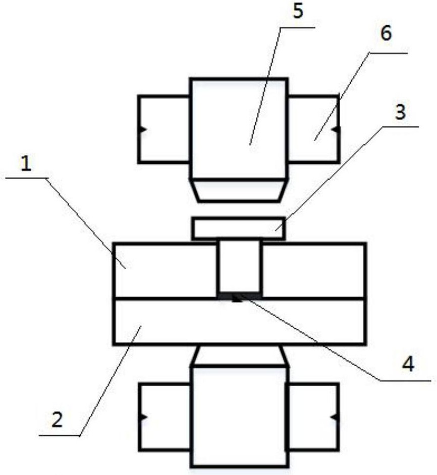 Resistance unit welding method of Ni element regulated and controlled magnetic field assisted aluminum alloy and steel