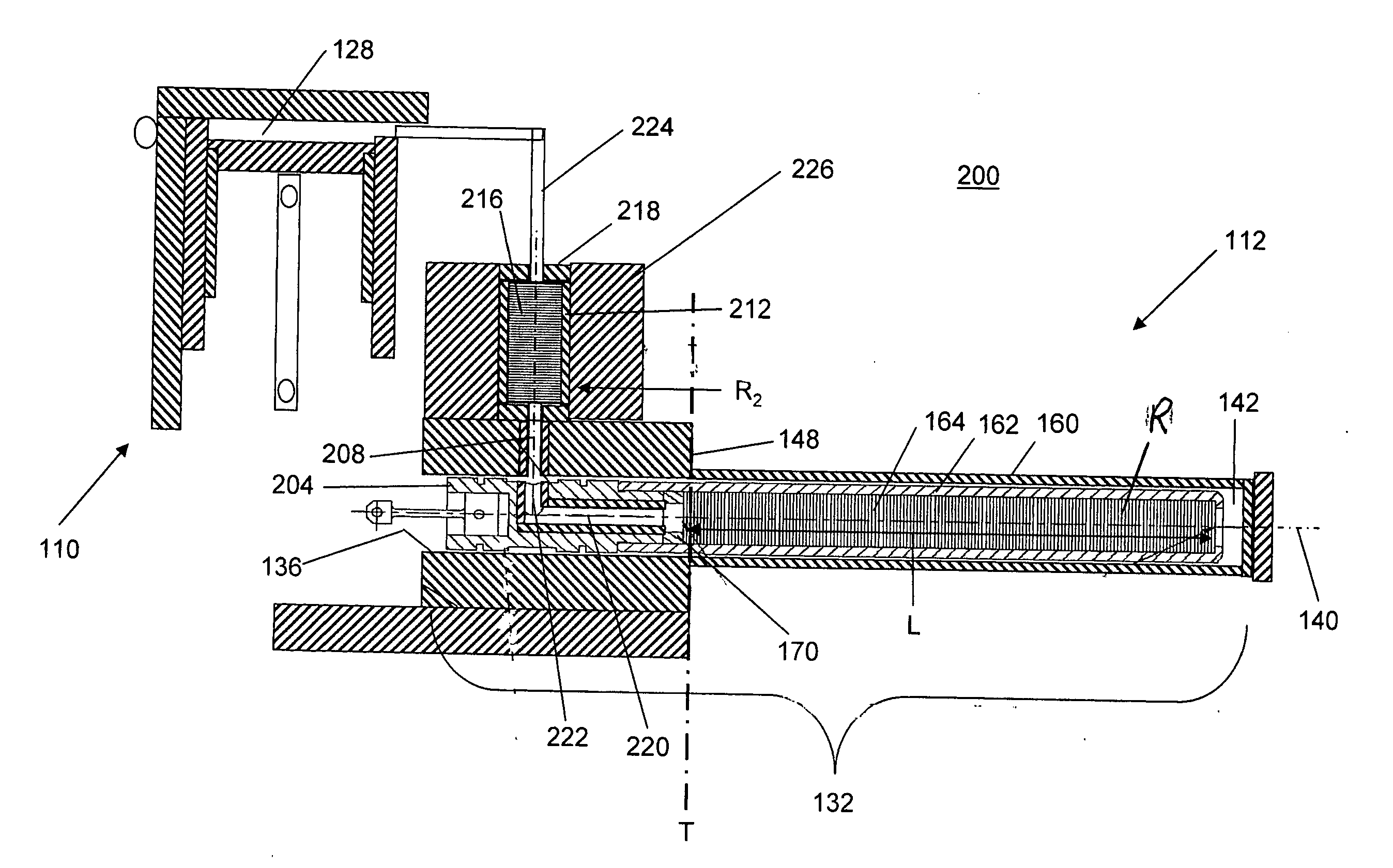 Miniaturized gas refrigeration device with two or more thermal regenerator sections